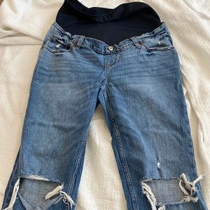 The Ankle Straight Maternity Jean